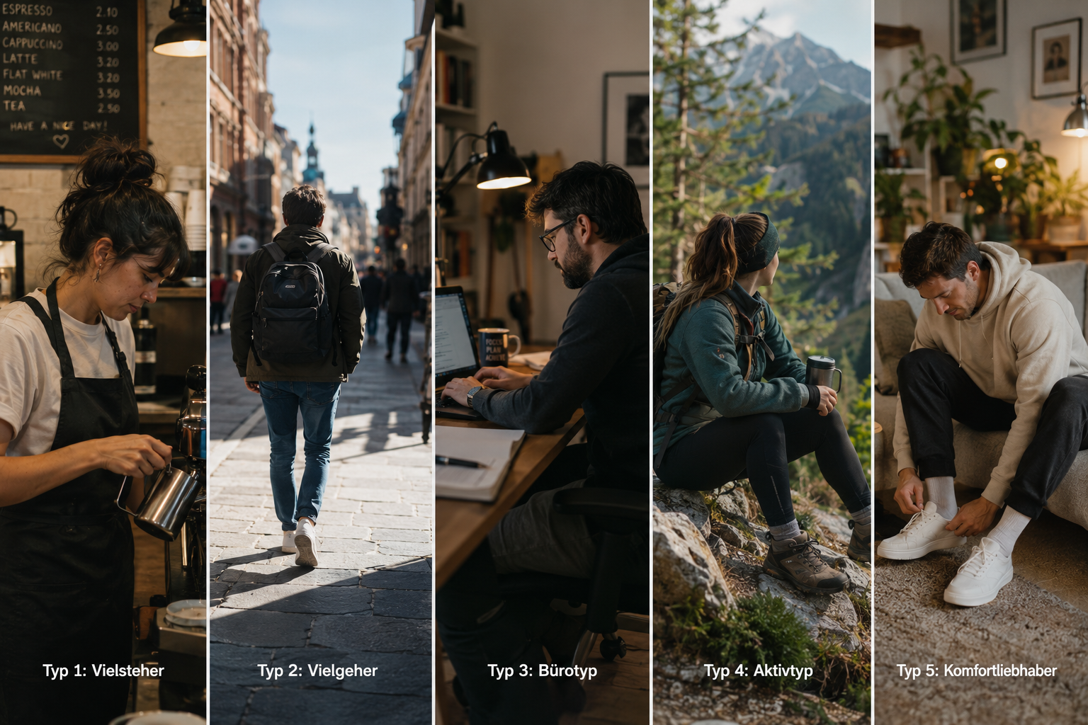5 Alltagstypen: Welcher bist du?