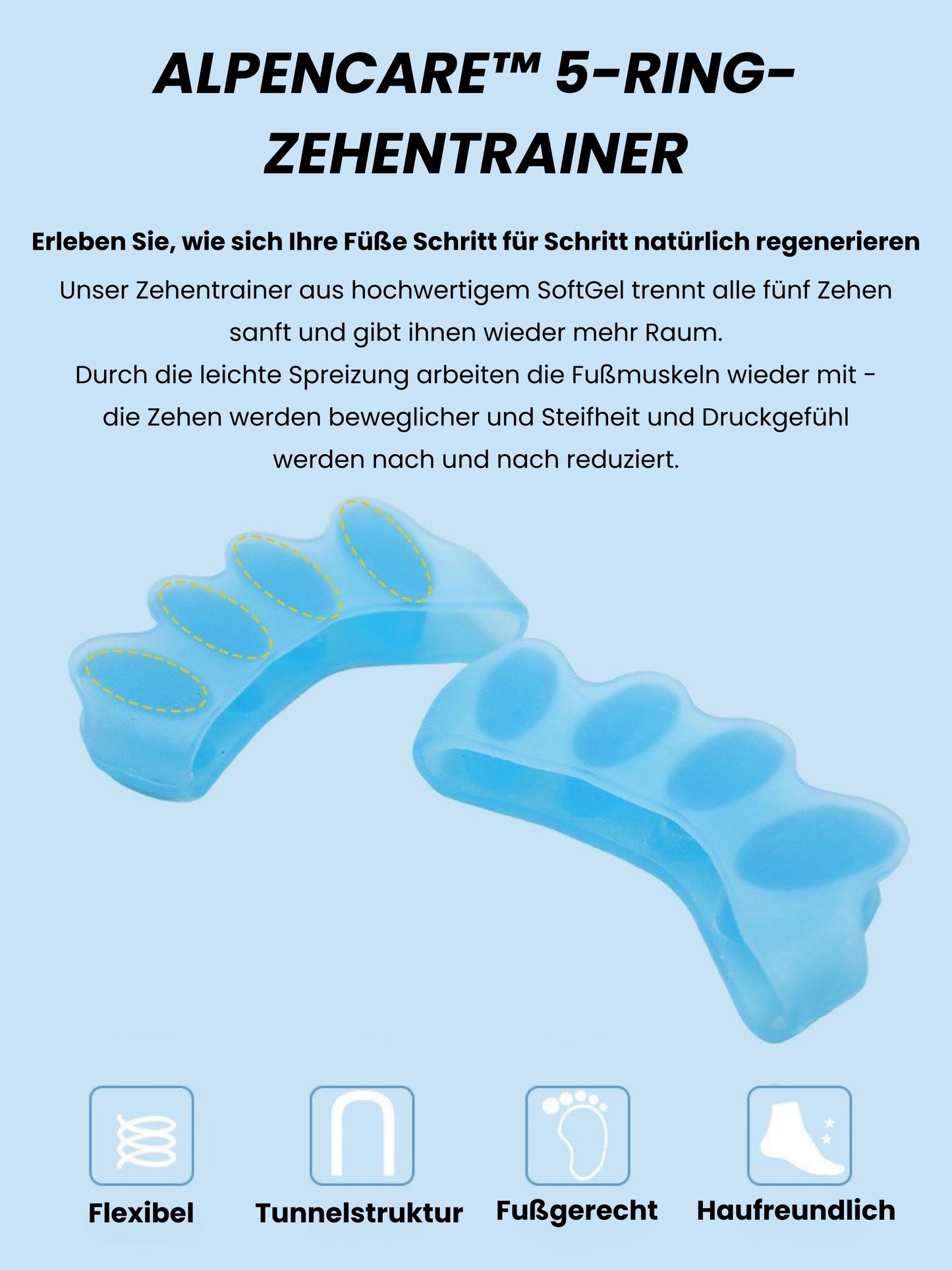 ALPENCARE™ Zehentrainer